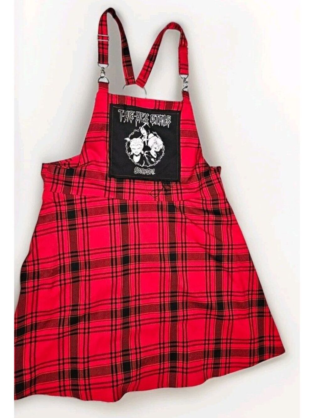 Scooby-Doo The Hex Girls Plaid Overall Dress Women’s 2X